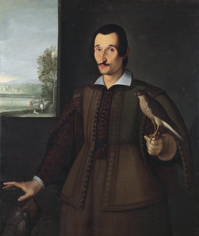 Portrait of a Falconer by Unbekannt Unbekannt